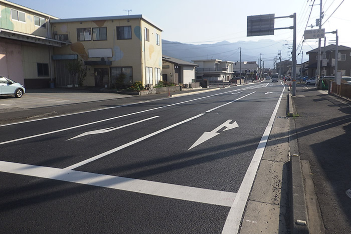 道路改良（（一）中央村松線 四国中央市）