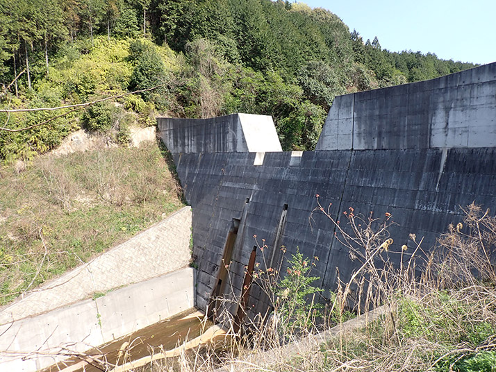 砂防ダム補修（多岐川 今治市朝倉）